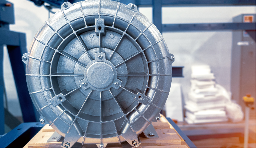 Motor para soplador industrial